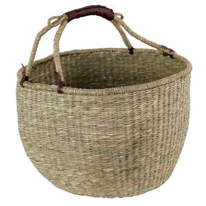Handwoven Seagrass Market Basket